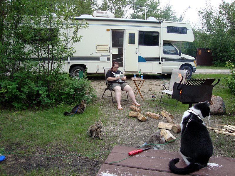 motorhoming! Douglas Provincial Park Lake Diefenbaker (SK) Wobben
